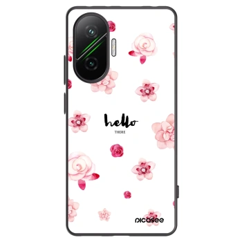 Picasee crna silikonska maskica za Xiaomi Poco F7 Pro 5G - Hello there