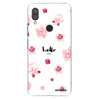Picasee silikonska prozirna maskica za Xiaomi Redmi 7 - Hello there