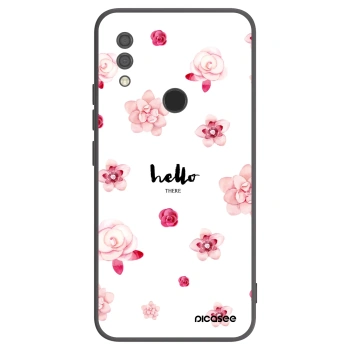 Picasee crna silikonska maskica za Xiaomi Redmi 7 - Hello there