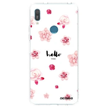 Picasee silikonska prozirna maskica za Huawei Y6 2019 - Hello there