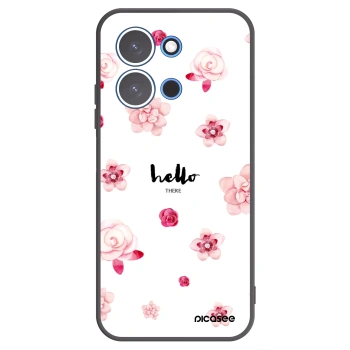 Picasee crna silikonska maskica za Xiaomi Redmi 15C 4G - Hello there