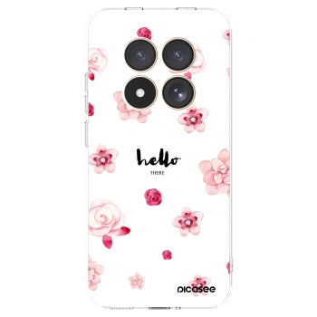 Picasee silikonska prozirna maskica za Xiaomi Redmi Note 15 Pro 4G - Hello there