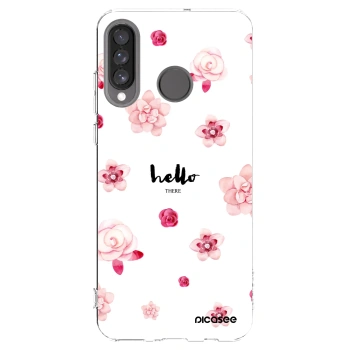 Picasee silikonska prozirna maskica za Huawei P30 Lite - Hello there