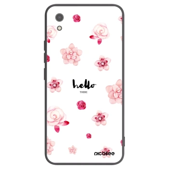 Picasee crna silikonska maskica za Xiaomi Redmi 7A - Hello there