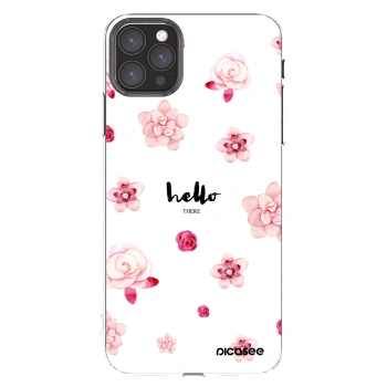 Picasee silikonska prozirna maskica za Apple iPhone 11 Pro Max - Hello there