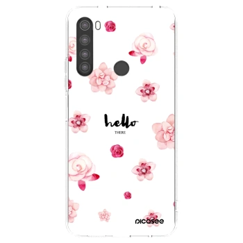 Picasee silikonska prozirna maskica za Xiaomi Redmi Note 8 - Hello there