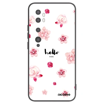 Picasee crna silikonska maskica za Xiaomi Mi Note 10 (Pro) - Hello there