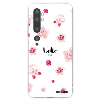 Picasee silikonska prozirna maskica za Xiaomi Mi Note 10 (Pro) - Hello there