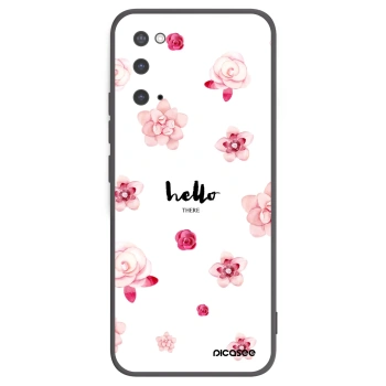 Picasee crna silikonska maskica za Samsung Galaxy S20 G980F - Hello there