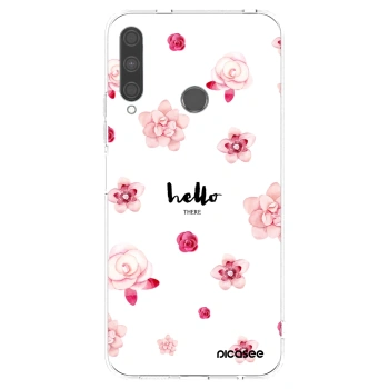Picasee silikonska prozirna maskica za Huawei P40 Lite E - Hello there
