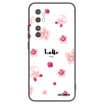 Picasee crna silikonska maskica za Xiaomi Mi Note 10 Lite - Hello there