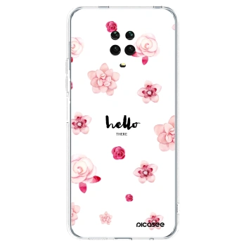 Picasee silikonska prozirna maskica za Xiaomi Redmi Note 9S - Hello there
