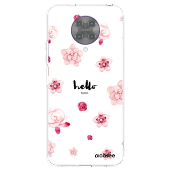 Picasee silikonska prozirna maskica za Xiaomi Poco F2 Pro - Hello there