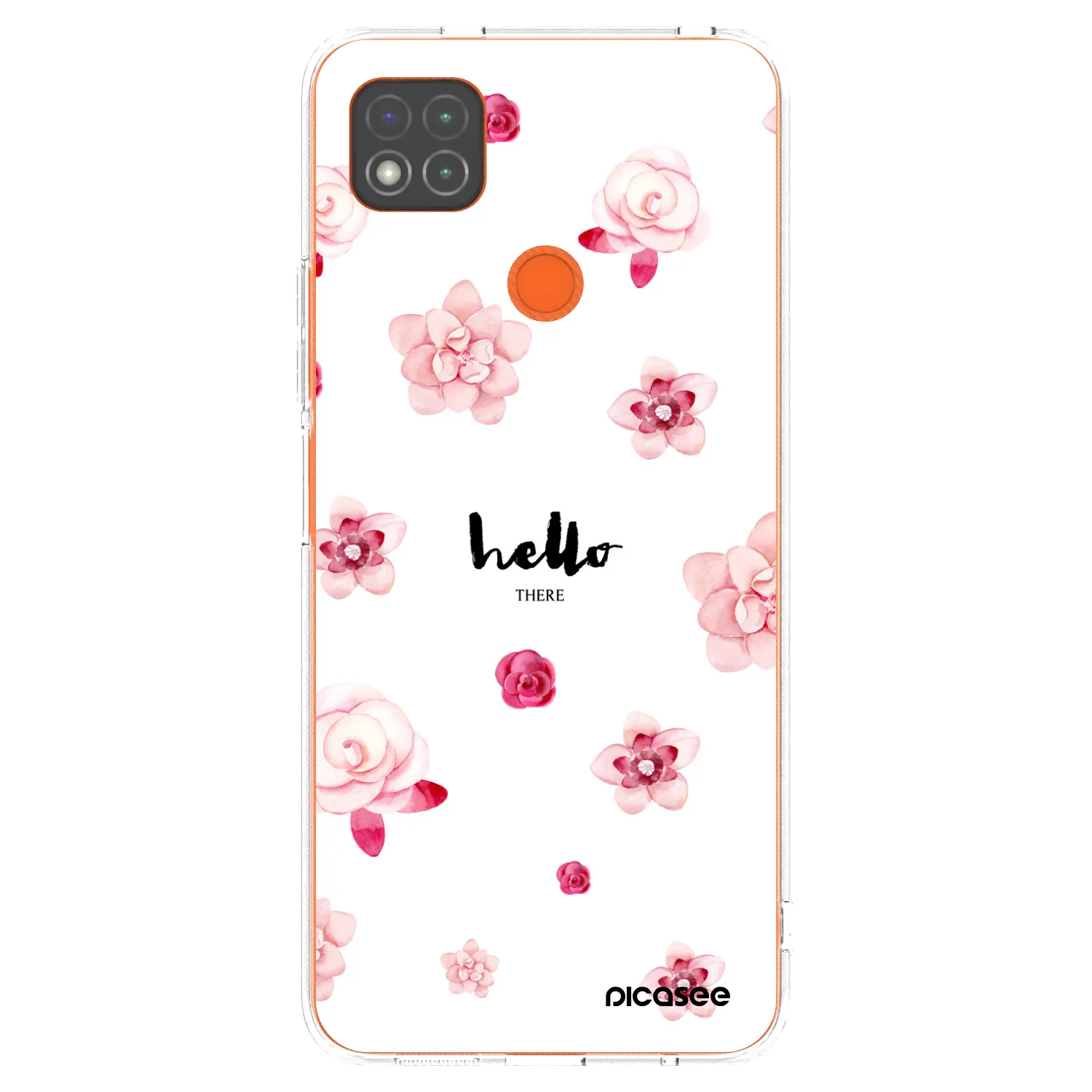 Picasee silikonska prozirna maskica za Xiaomi Redmi 9C - Hello there