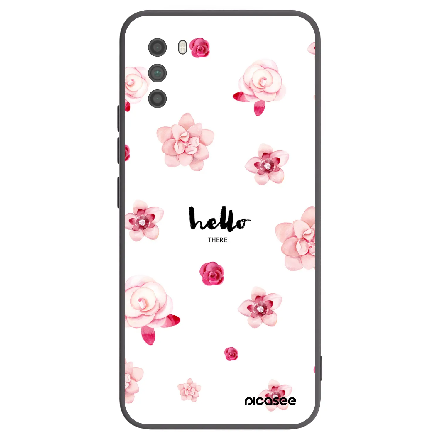 Picasee crna silikonska maskica za Xiaomi Poco M3 - Hello there