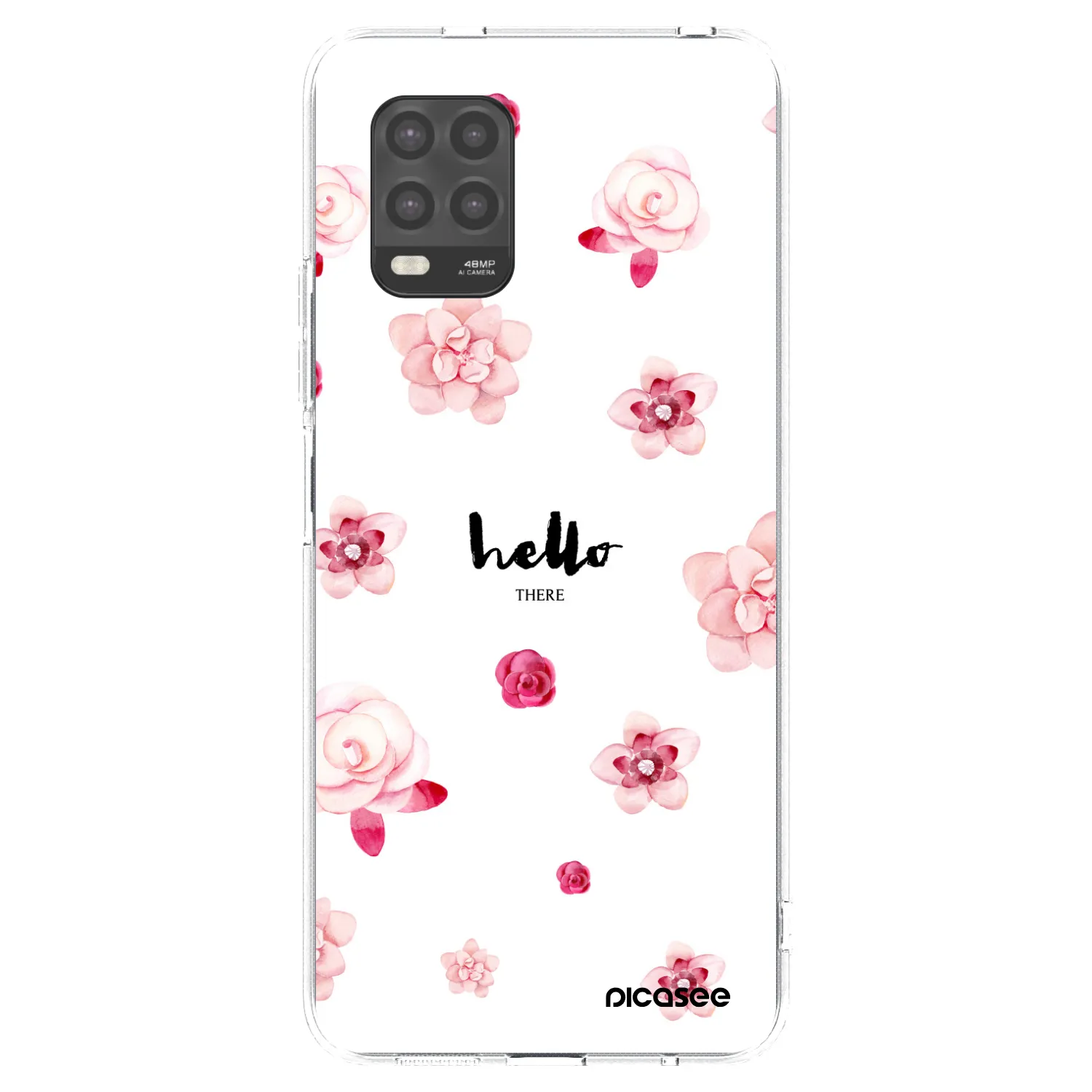 Picasee silikonska prozirna maskica za Xiaomi Mi 10 Lite - Hello there