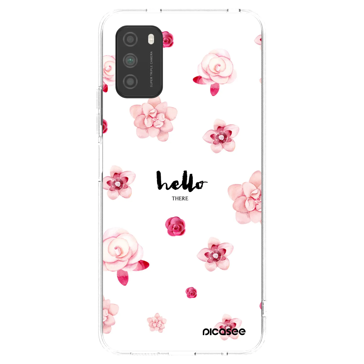 Picasee silikonska prozirna maskica za Xiaomi Poco M3 - Hello there