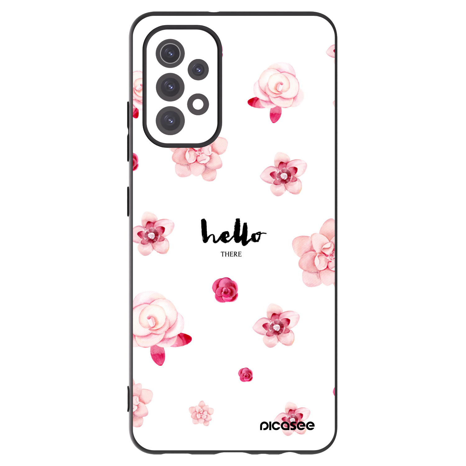 Picasee crna silikonska maskica za Samsung Galaxy A32 5G A326B - Hello there