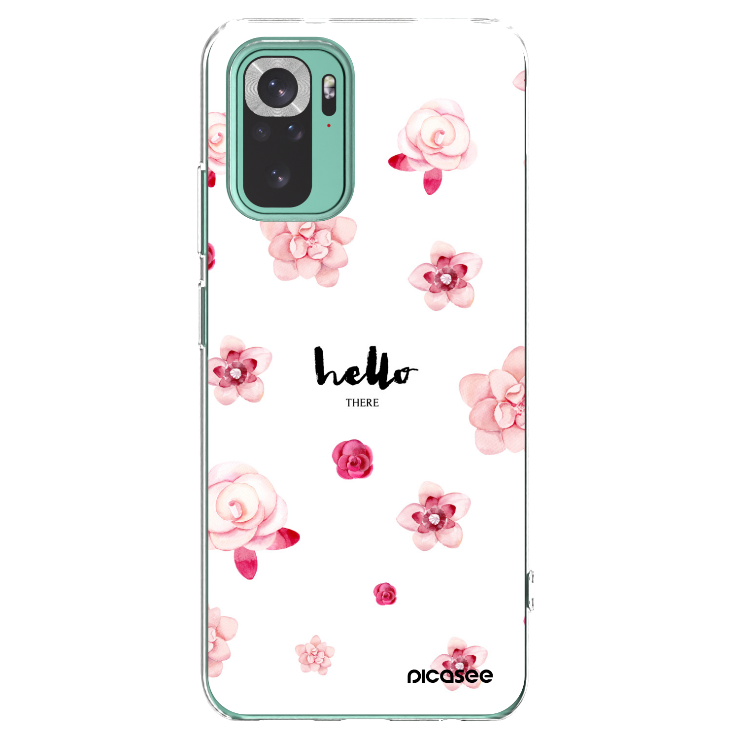 Picasee silikonska prozirna maskica za Xiaomi Redmi Note 10 Pro - Hello there