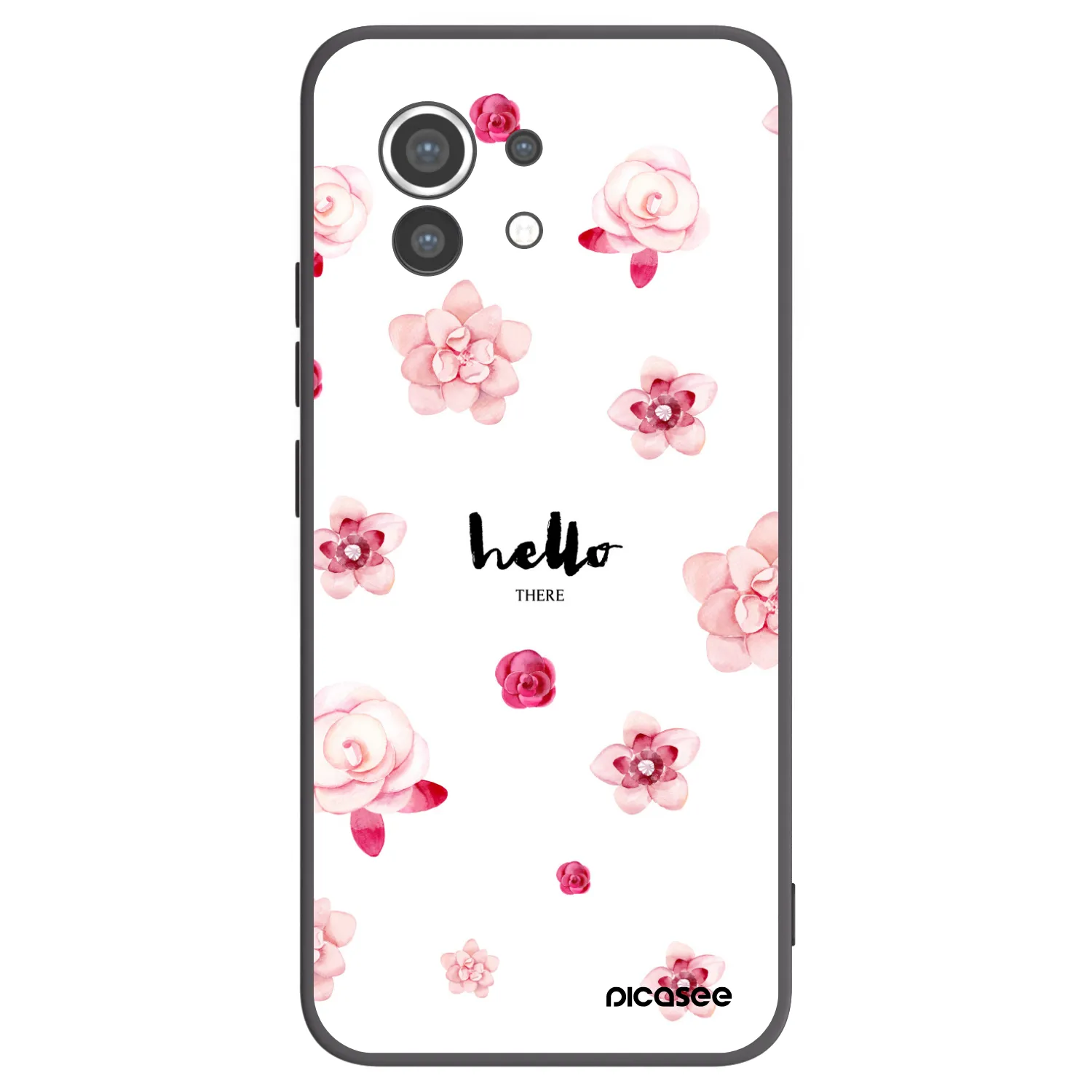 Picasee crna silikonska maskica za Xiaomi Mi 11 - Hello there