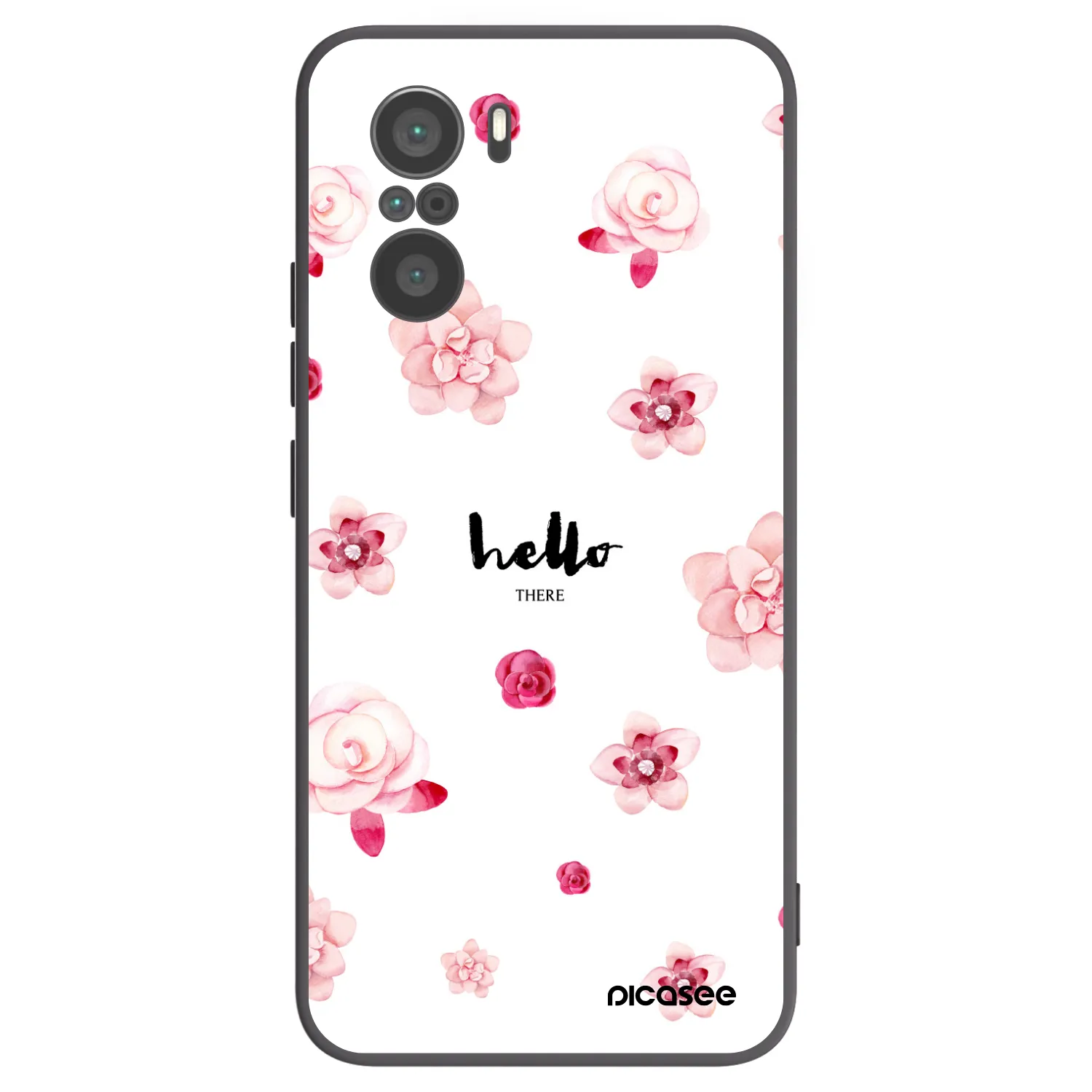 Picasee crna silikonska maskica za Xiaomi Poco F3 - Hello there