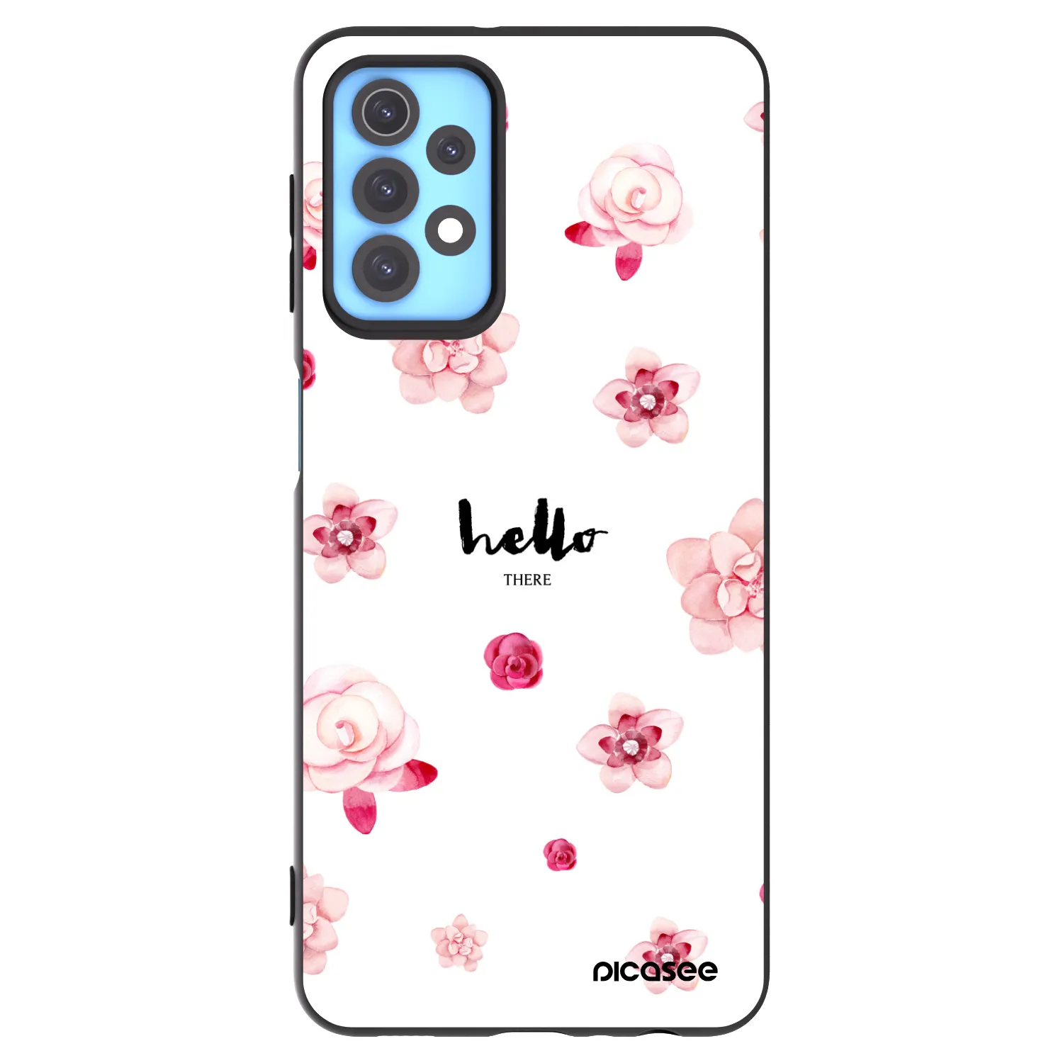 Picasee crna silikonska maskica za Samsung Galaxy A32 4G SM-A325F - Hello there