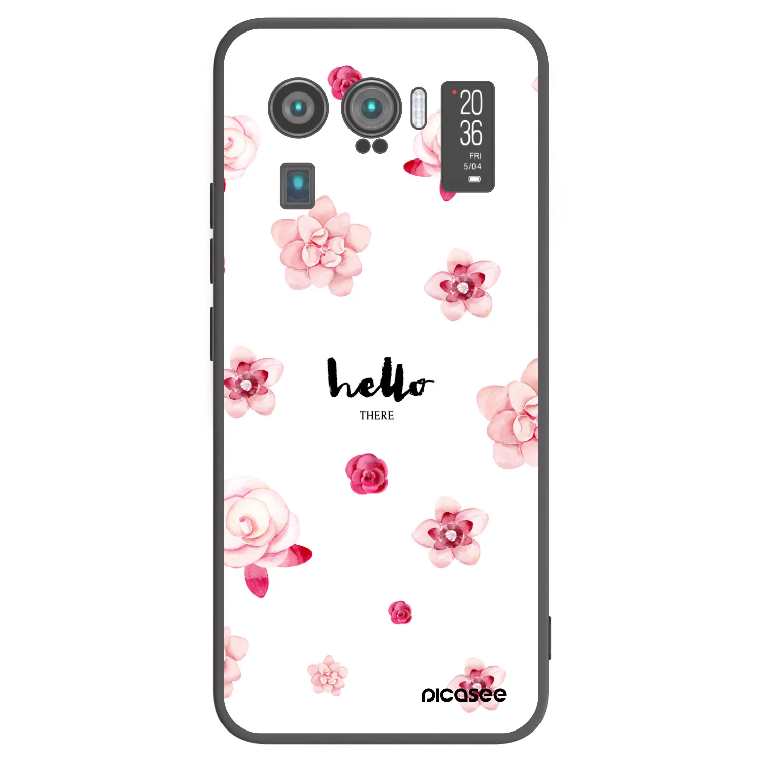 Picasee crna silikonska maskica za Xiaomi Mi 11 Ultra - Hello there