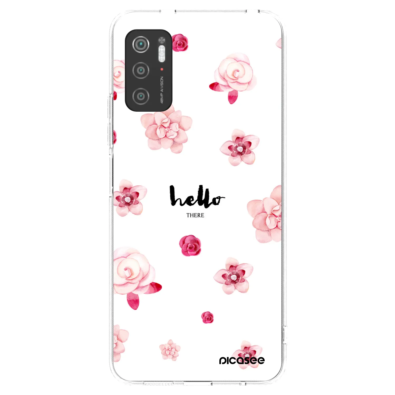 Picasee silikonska prozirna maskica za Xiaomi Poco M3 Pro 5G - Hello there