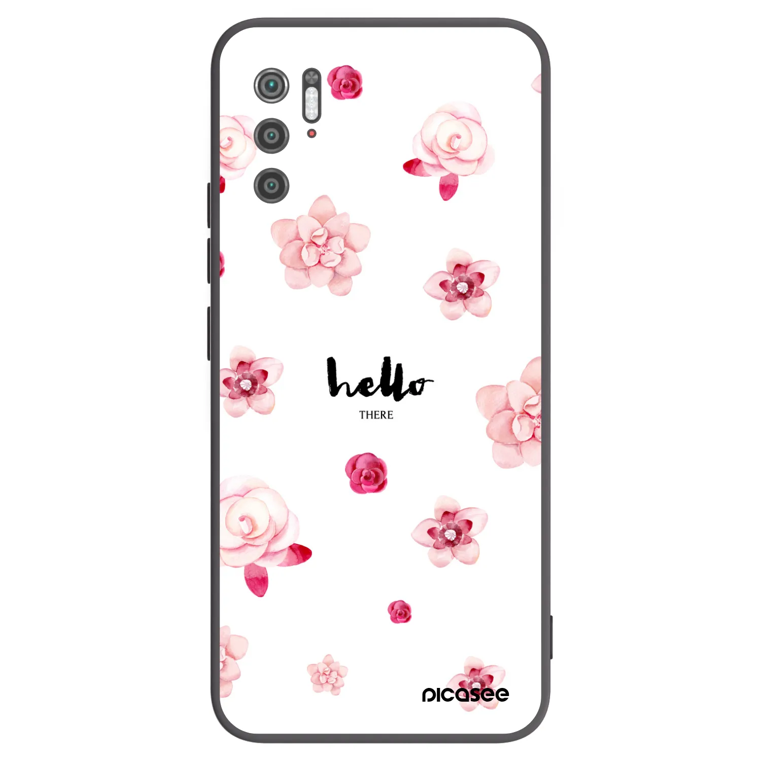 Picasee crna silikonska maskica za Xiaomi Poco M3 Pro 5G - Hello there
