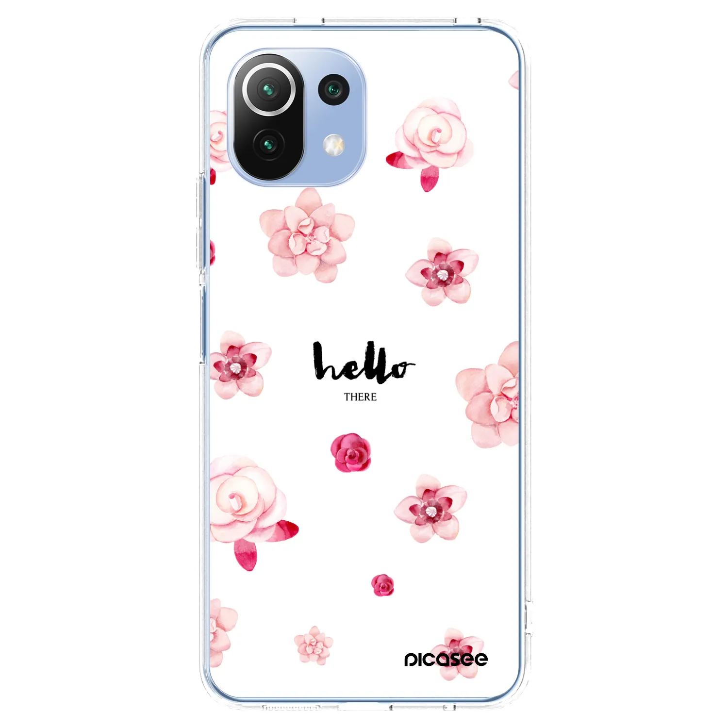 Picasee silikonska prozirna maskica za Xiaomi 11 Lite 5G NE - Hello there