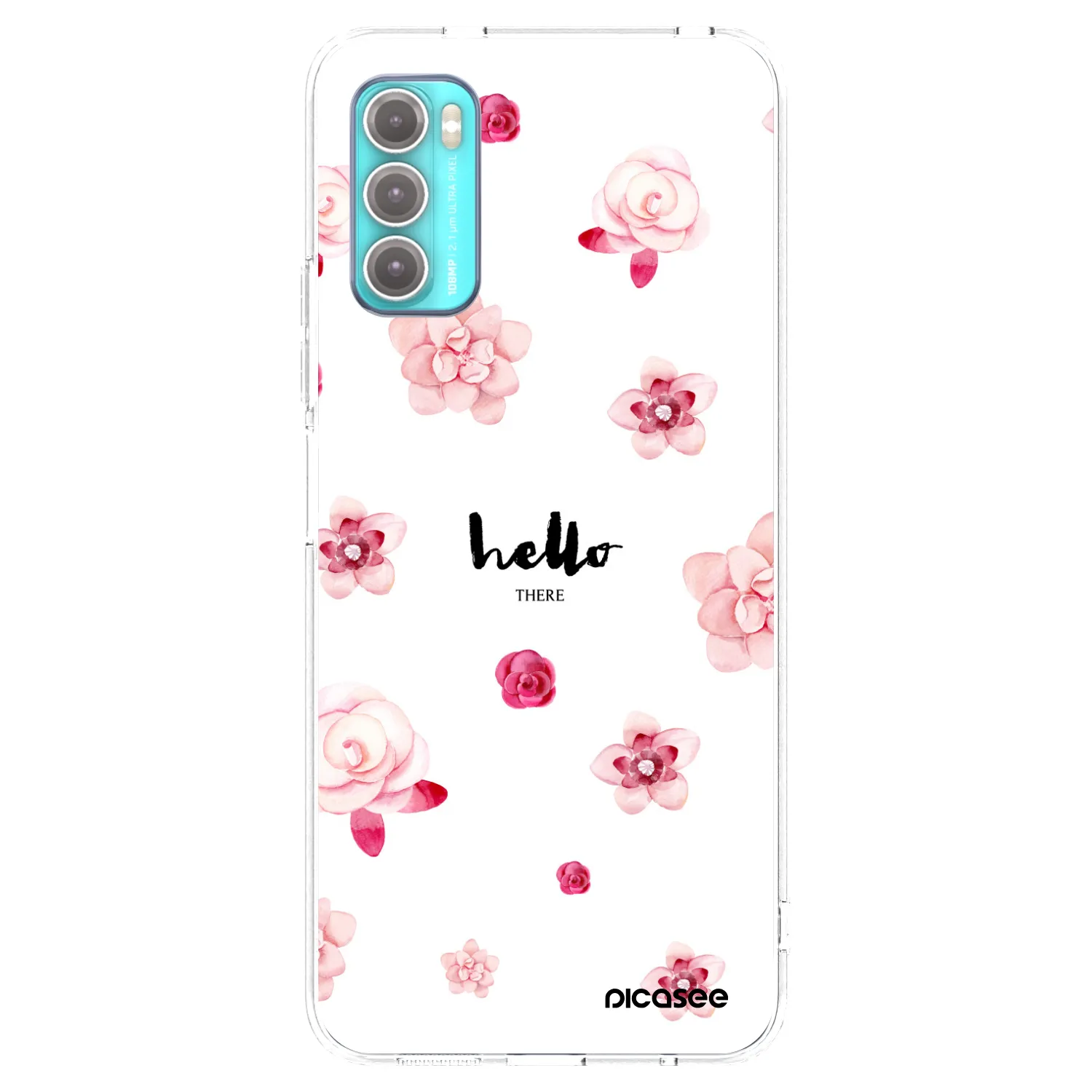 Picasee silikonska prozirna maskica za Motorola Moto G60 - Hello there