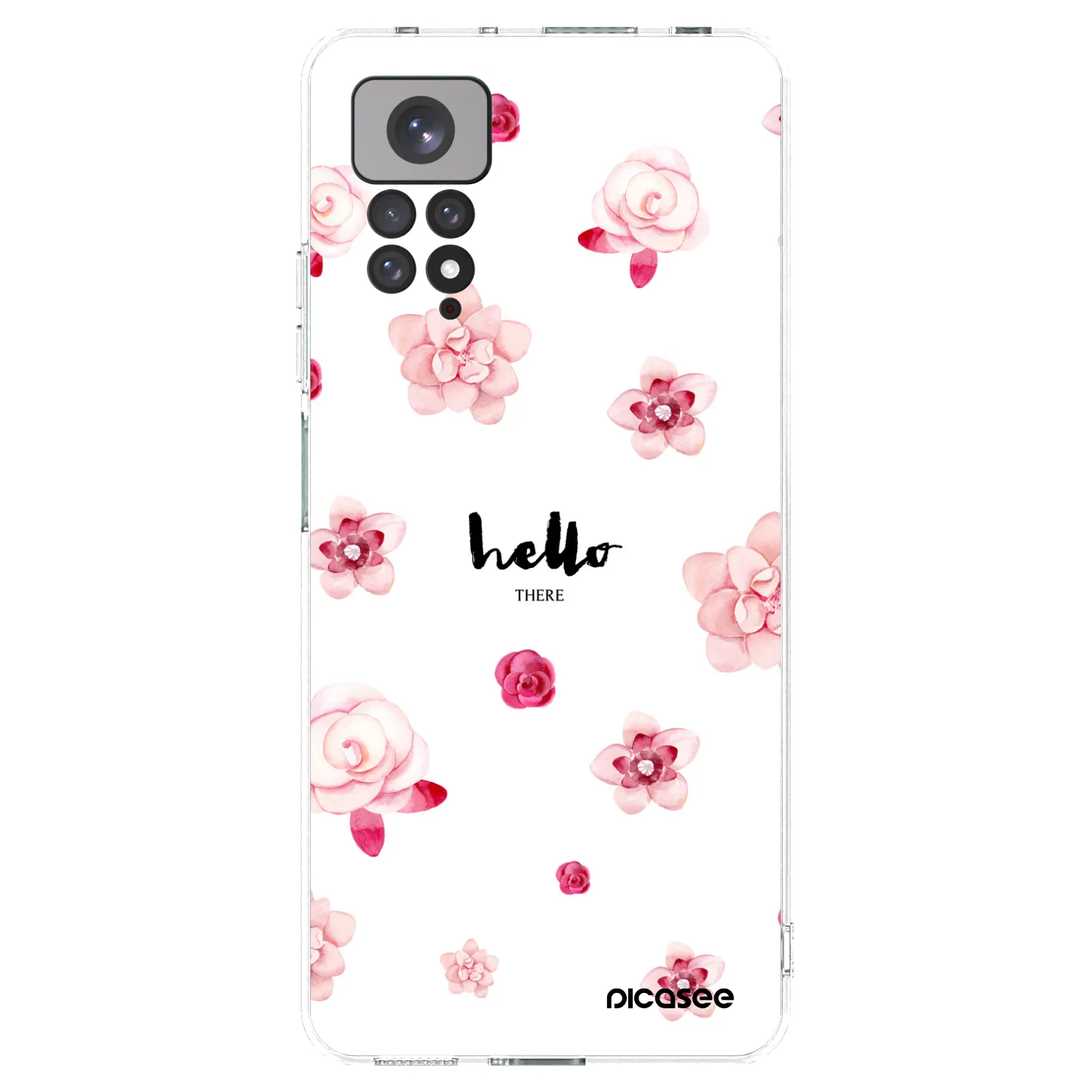 Picasee silikonska prozirna maskica za Xiaomi Redmi Note 11S 4G - Hello there