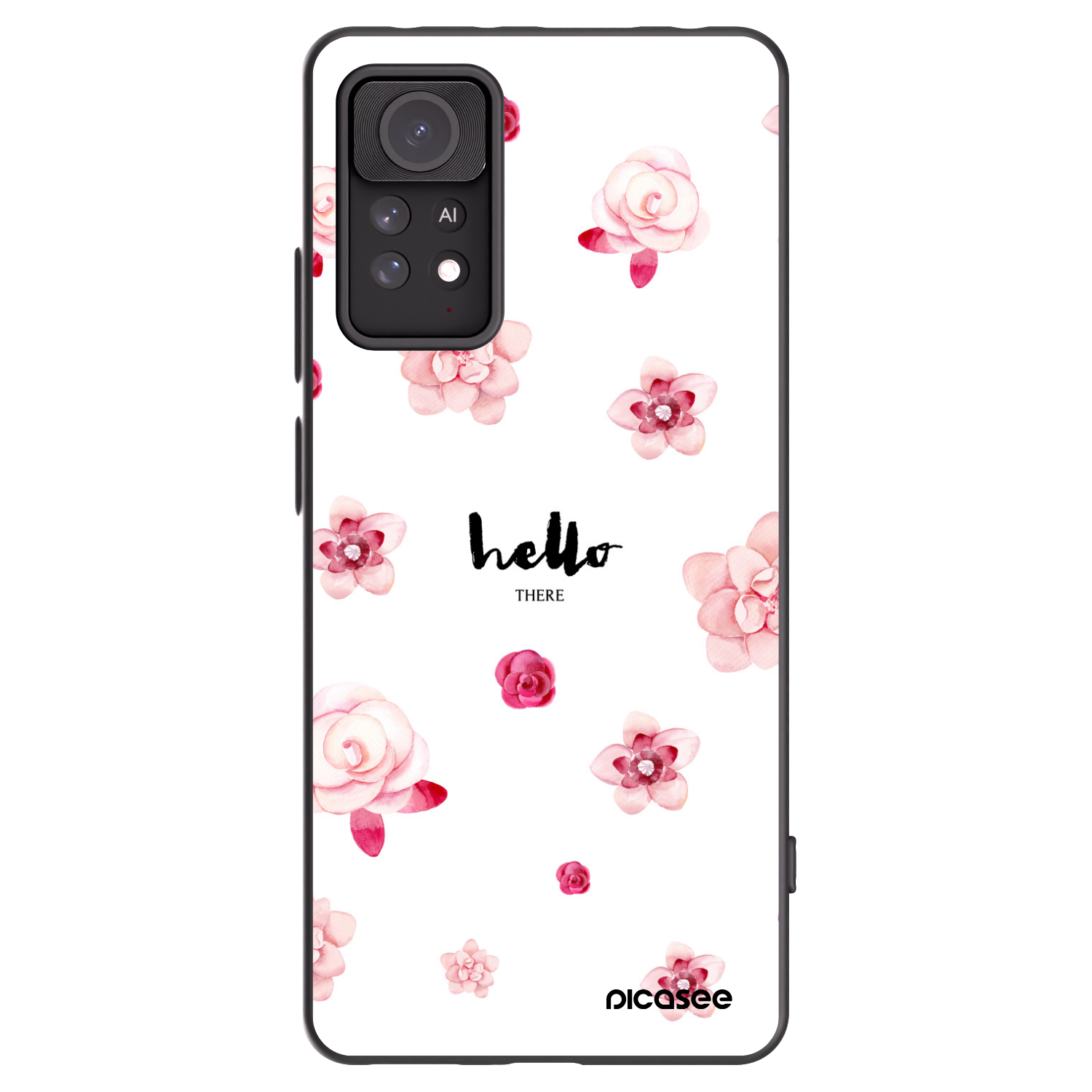 Picasee crna silikonska maskica za Xiaomi Redmi Note 11 Pro - Hello there