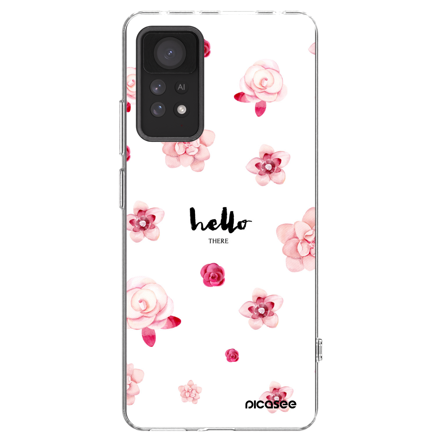 Picasee silikonska prozirna maskica za Xiaomi Redmi Note 11 Pro 5G - Hello there