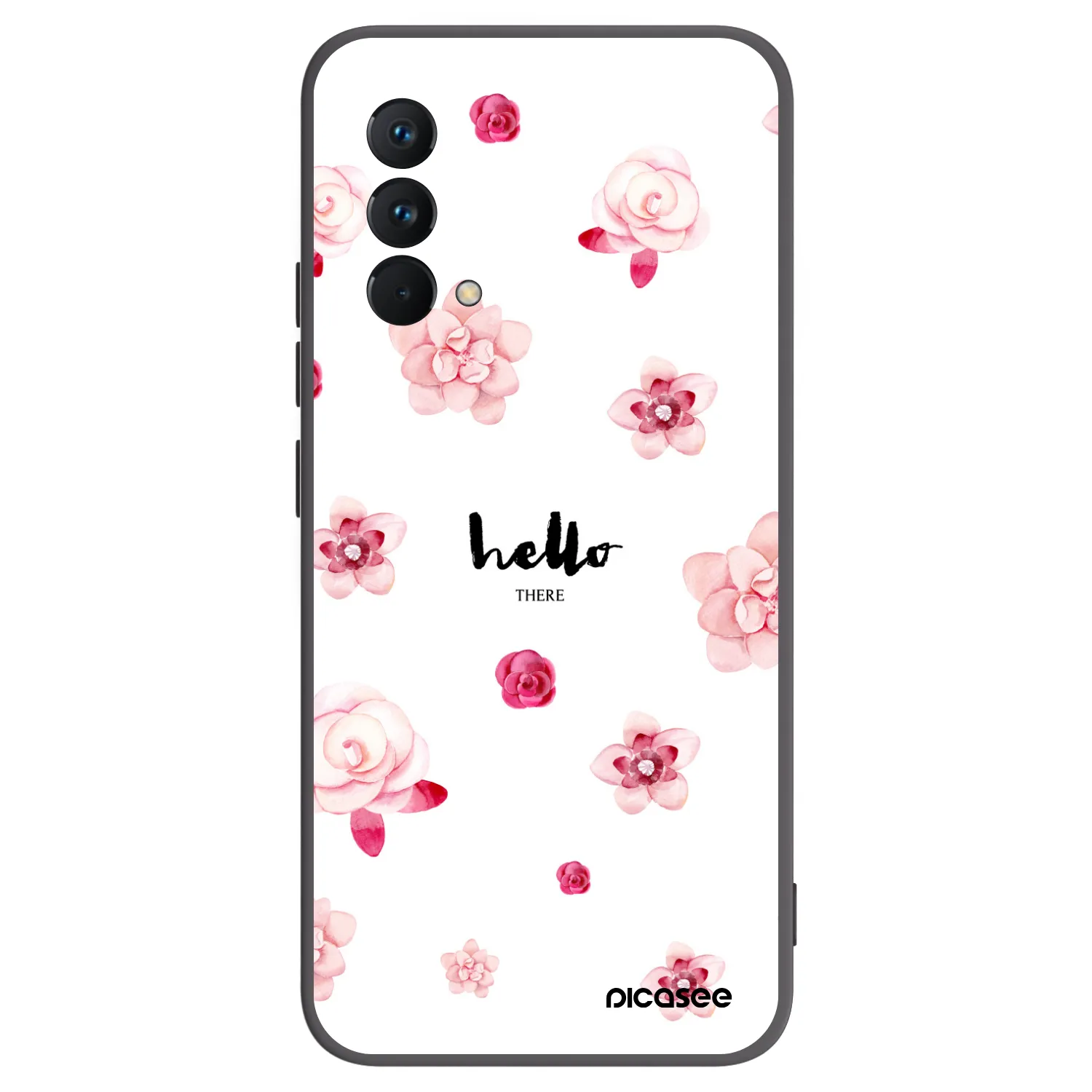 Picasee crna silikonska maskica za Realme GT Master Edition 5G - Hello there