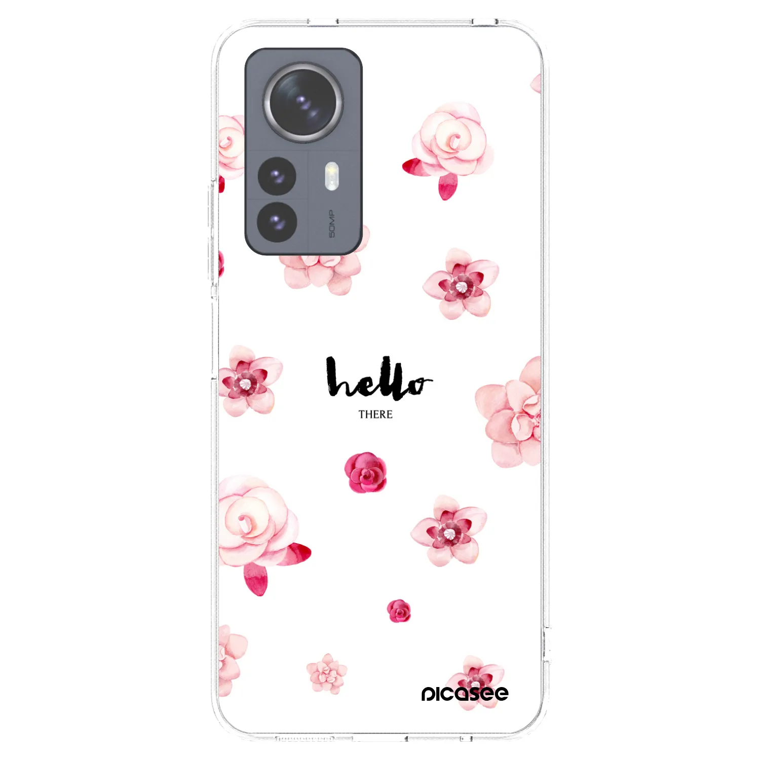 Picasee silikonska prozirna maskica za Xiaomi 12 Pro - Hello there