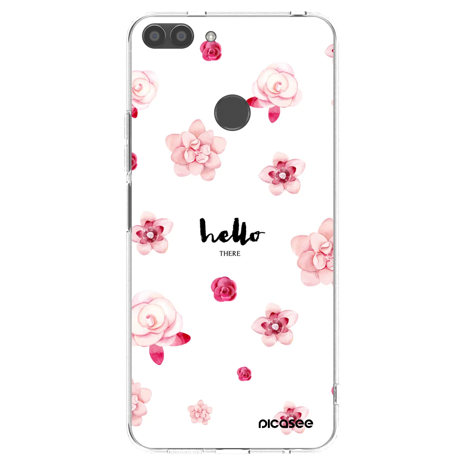 Picasee silikonska prozirna maskica za Huawei P Smart - Hello there