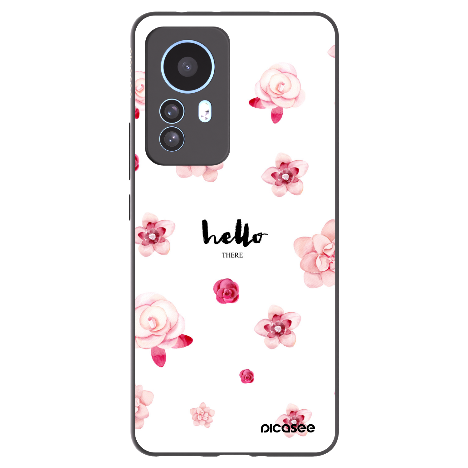 Picasee crna silikonska maskica za Xiaomi 12T Pro - Hello there