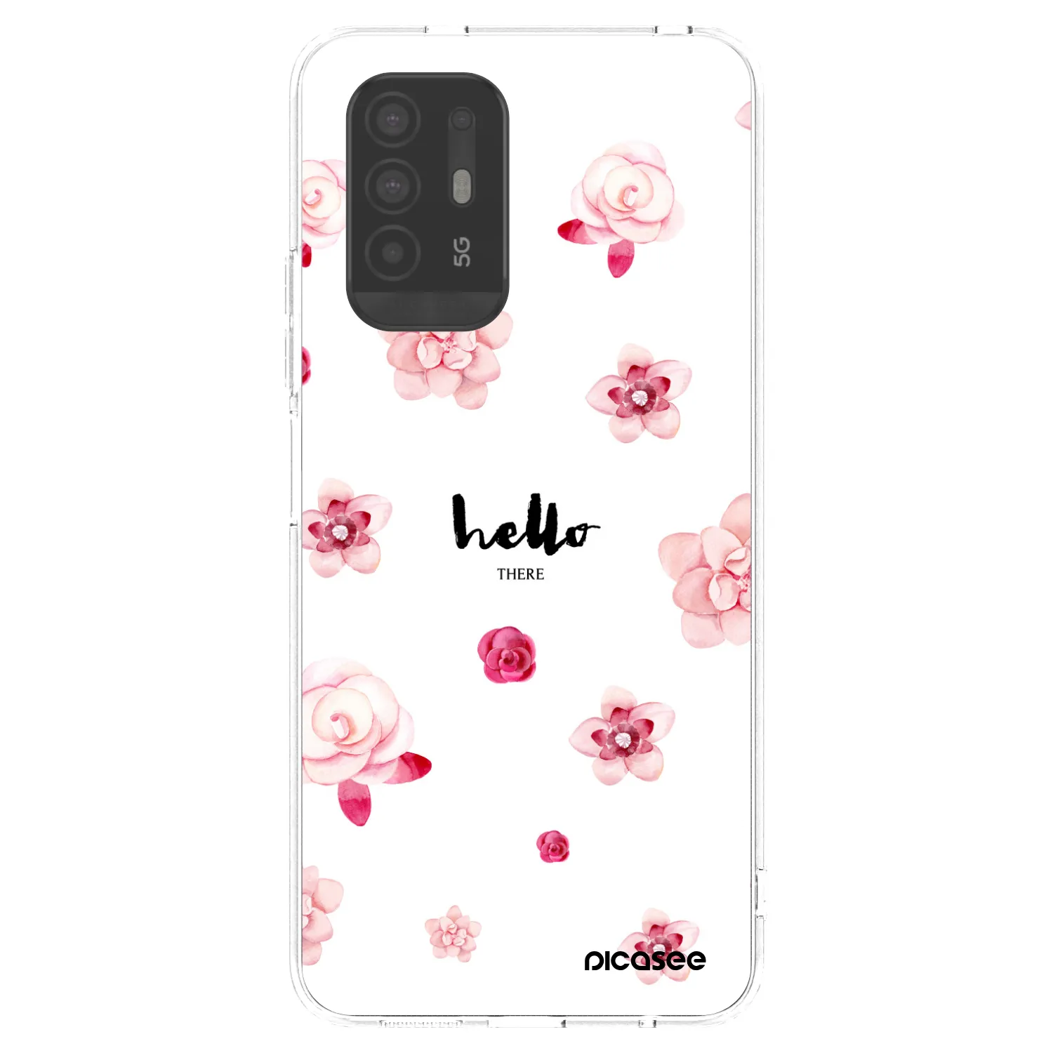 Picasee silikonska prozirna maskica za OPPO A94 5G - Hello there