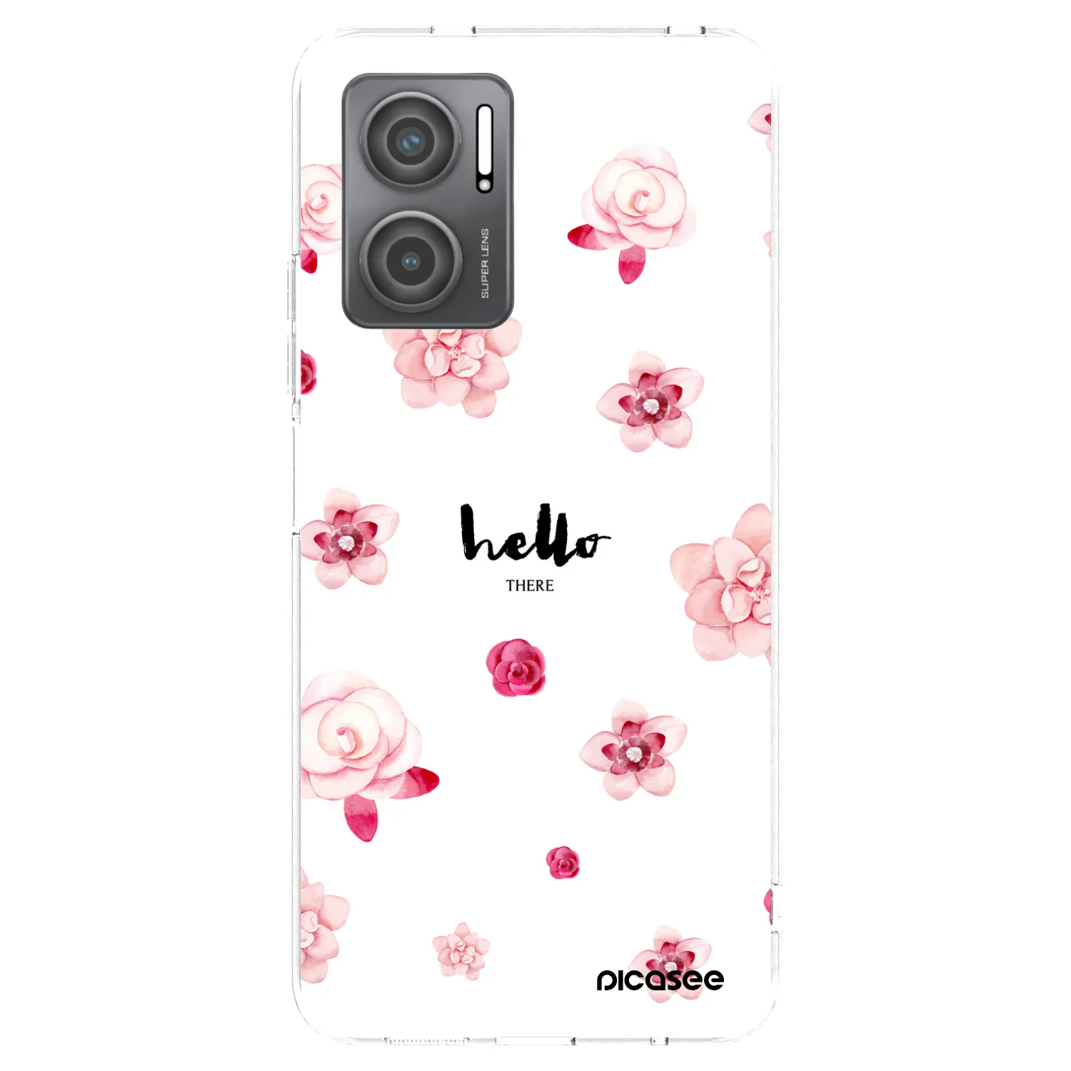 Picasee silikonska prozirna maskica za Xiaomi Redmi 10 5G - Hello there