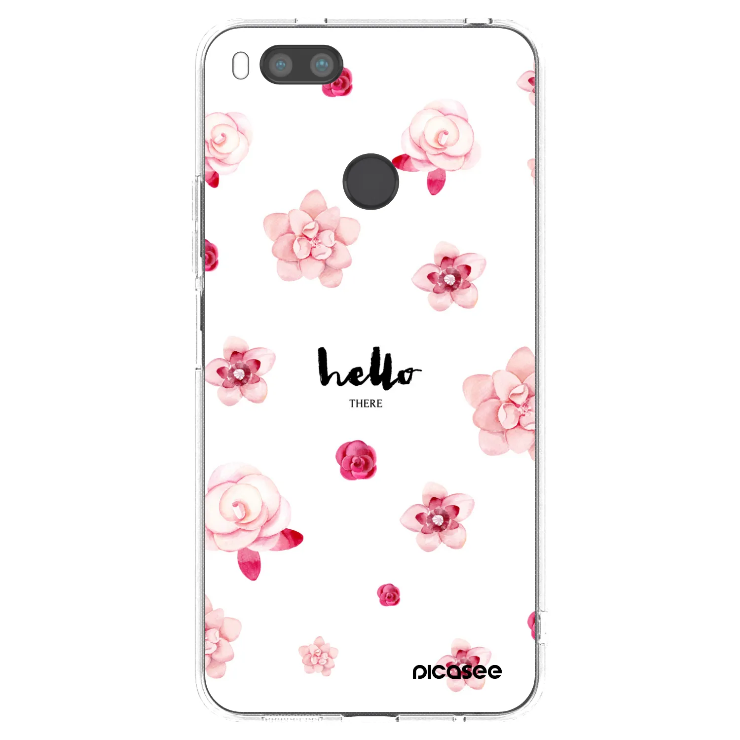 Picasee silikonska prozirna maskica za Xiaomi Redmi A1 - Hello there