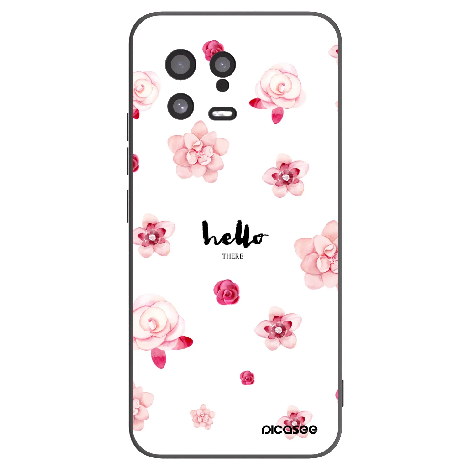Picasee crna silikonska maskica za Xiaomi 13 - Hello there