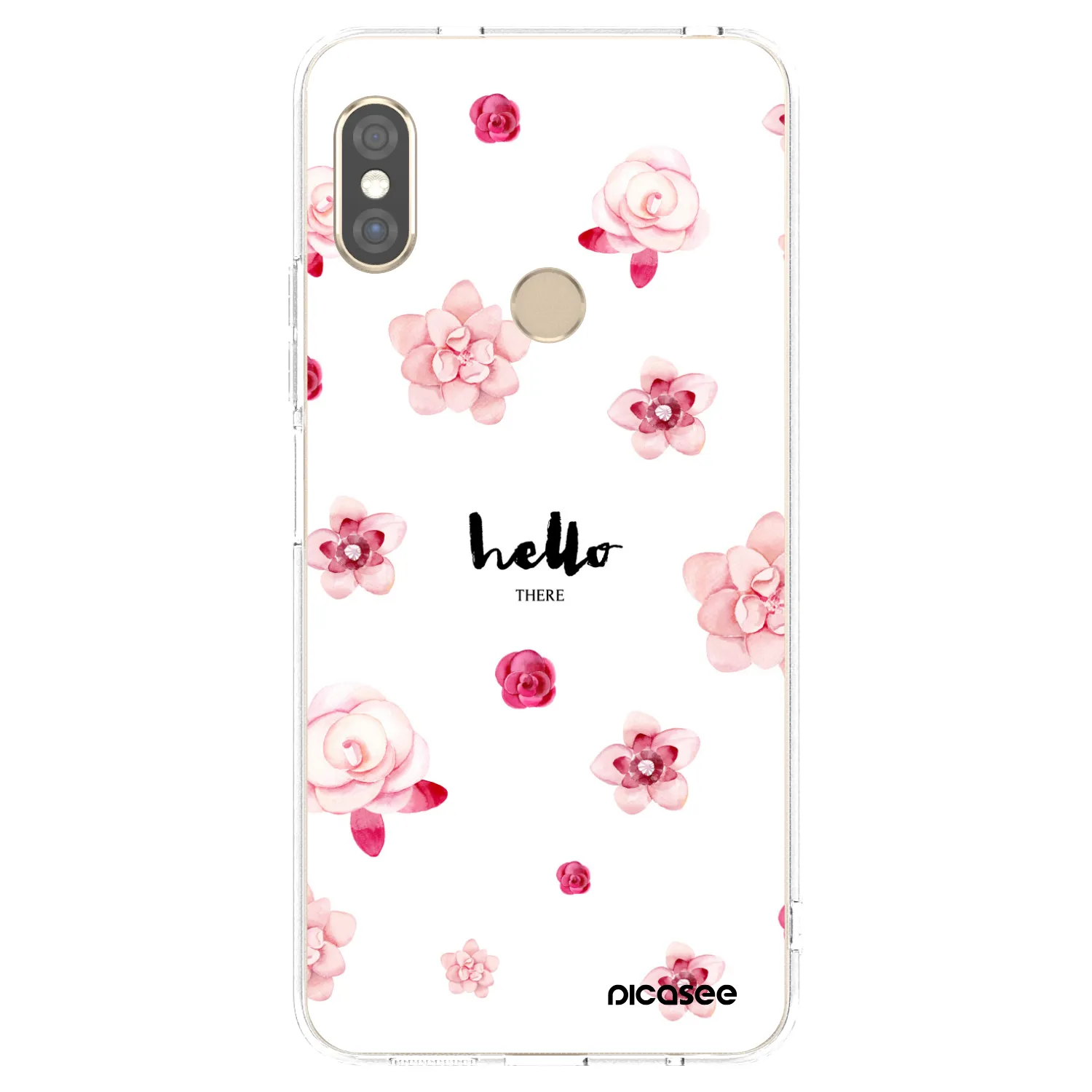 Picasee silikonska prozirna maskica za Xiaomi Redmi Note 5 Global - Hello there