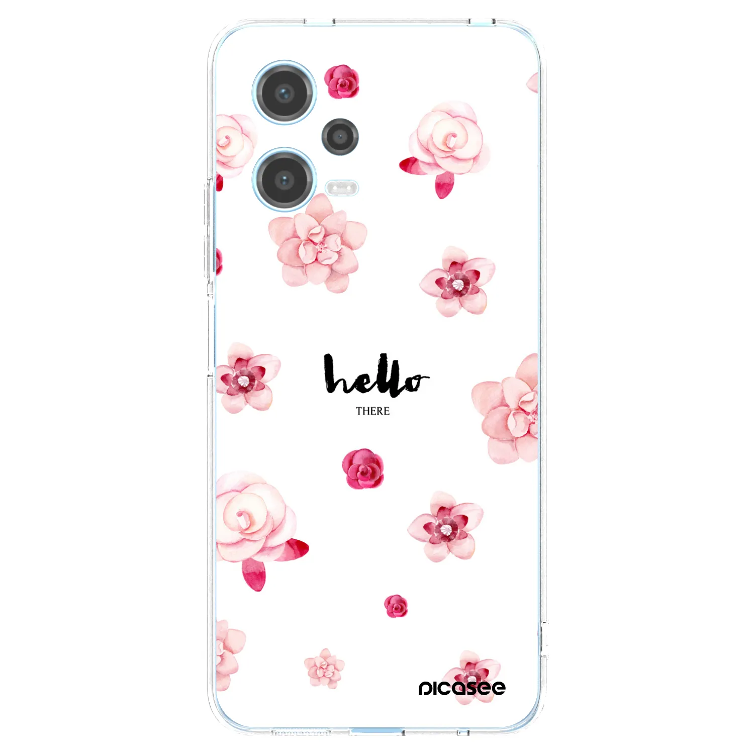 Picasee silikonska prozirna maskica za Xiaomi Redmi Note 12 5G - Hello there