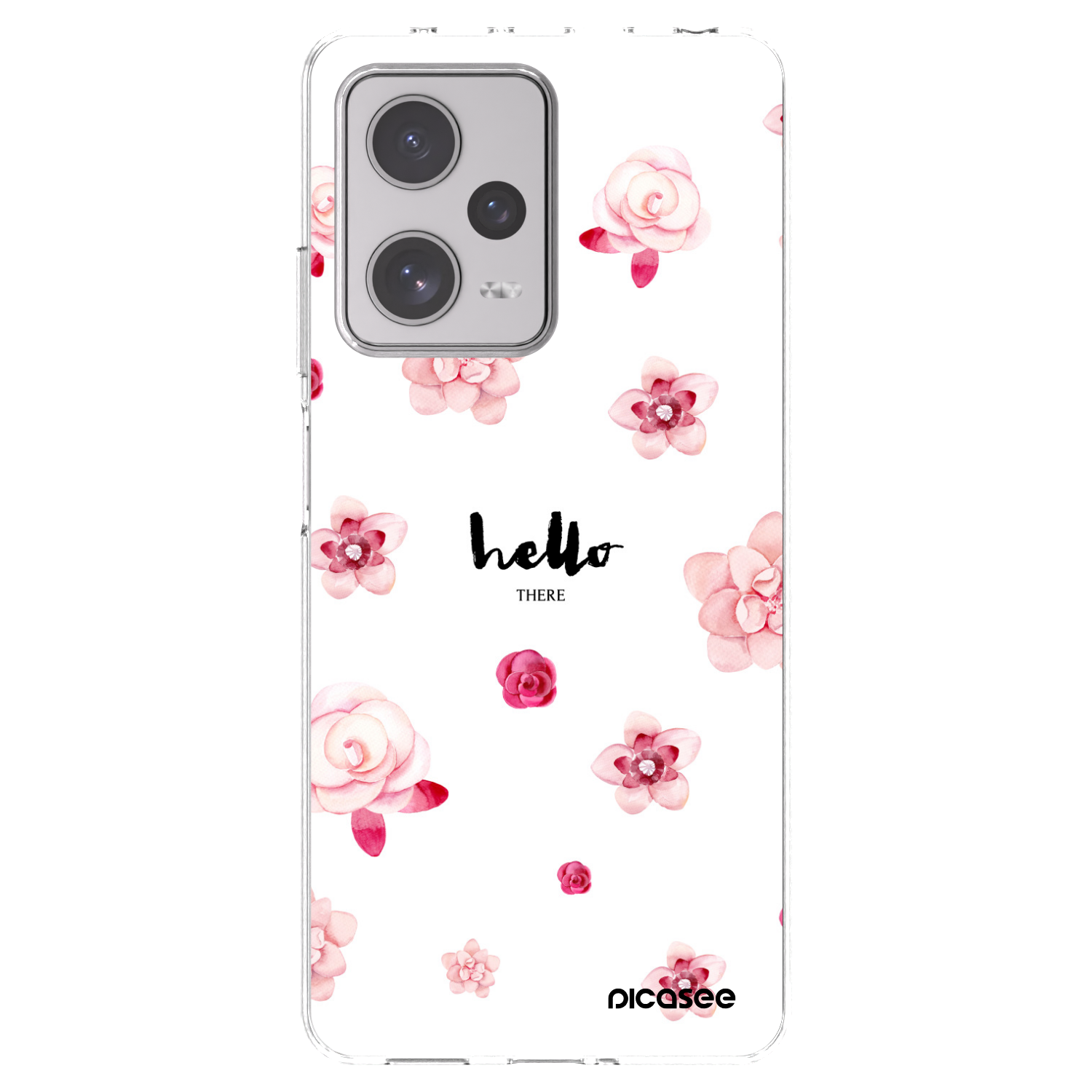 Picasee silikonska prozirna maskica za Xiaomi Redmi Note 12 Pro+ 5G - Hello there