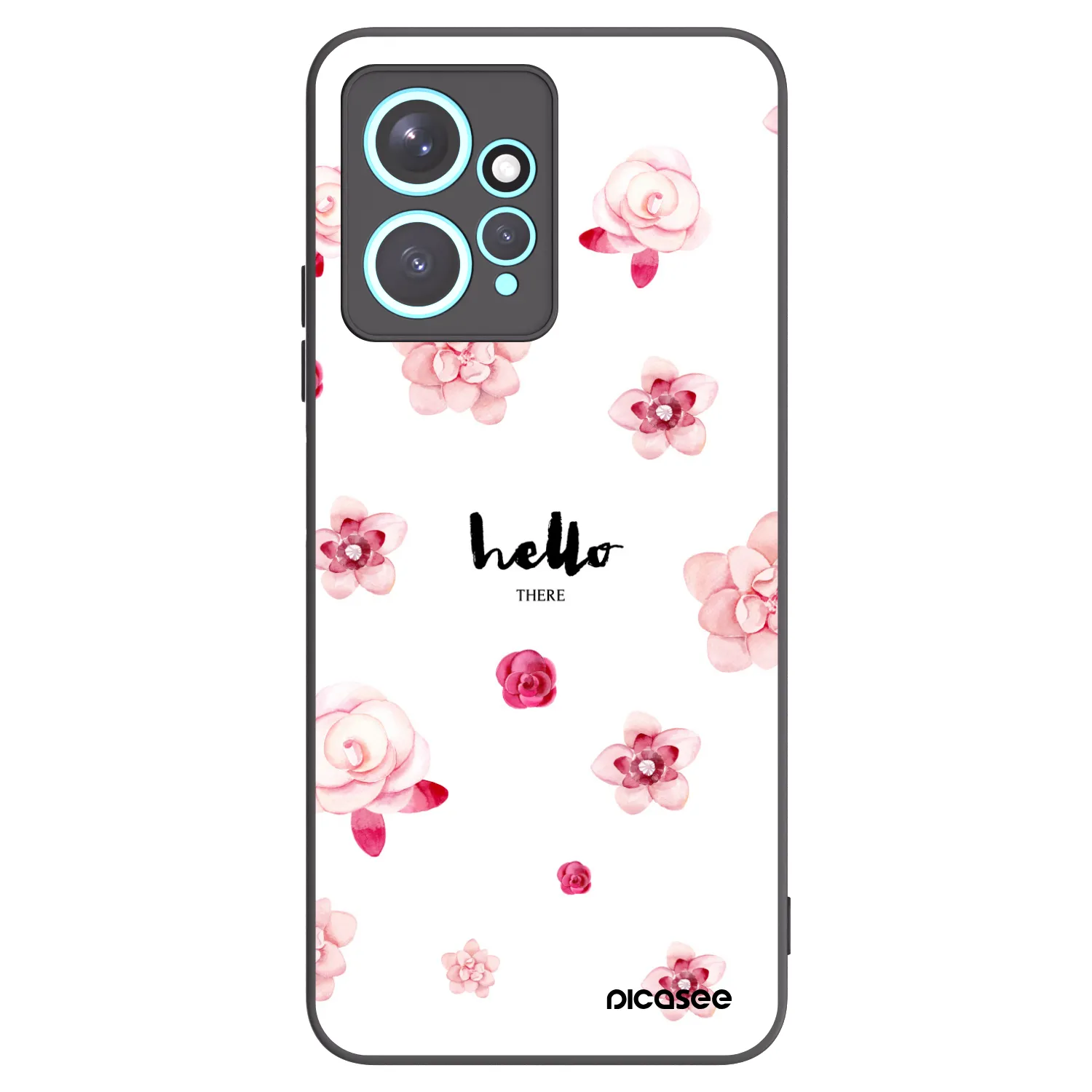 Picasee crna silikonska maskica za Xiaomi Redmi Note 12 4G - Hello there