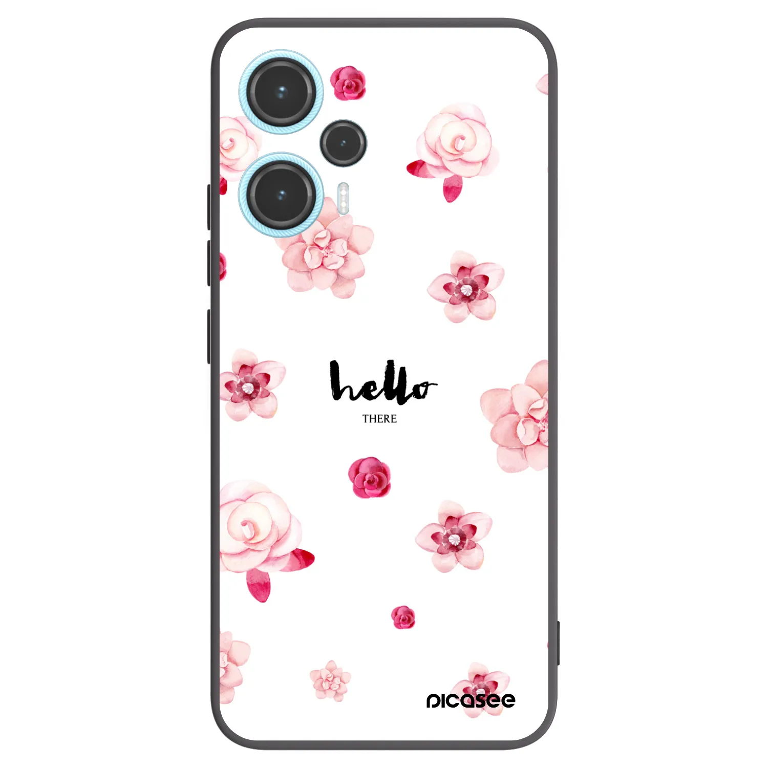 Picasee crna silikonska maskica za Xiaomi Poco F5 - Hello there