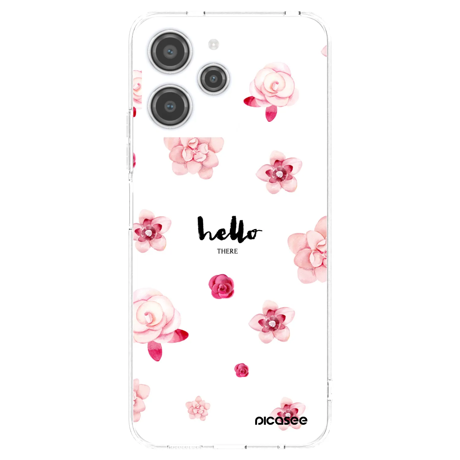Picasee silikonska prozirna maskica za Xiaomi Redmi 12 4G - Hello there
