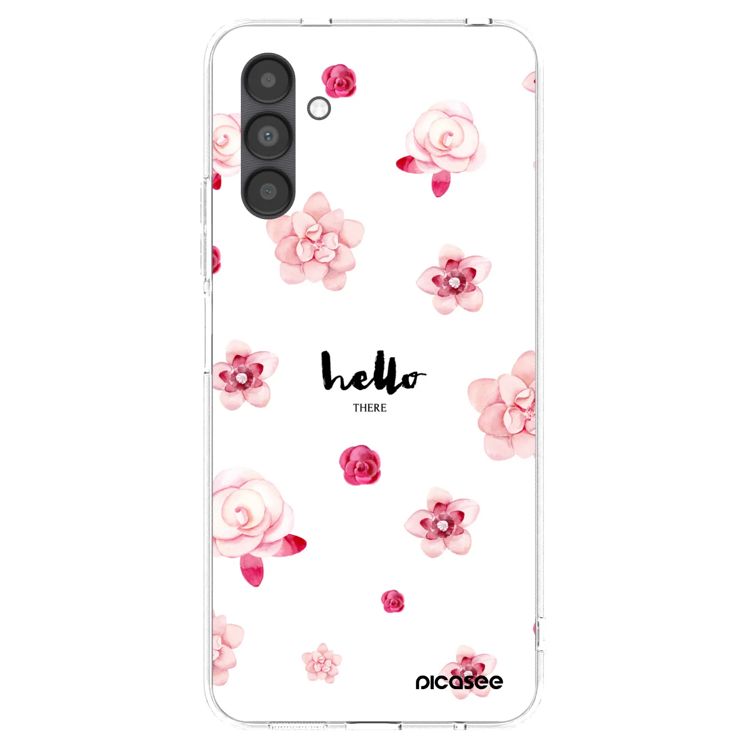 Picasee silikonska prozirna maskica za Samsung Galaxy A04s A047F - Hello there