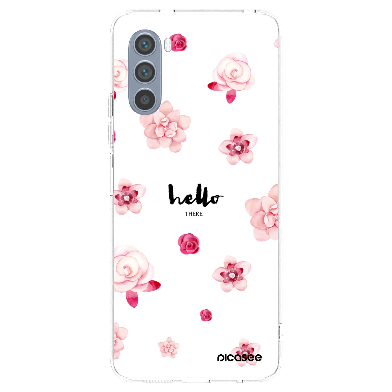 Picasee silikonska prozirna maskica za Motorola Moto G62 - Hello there